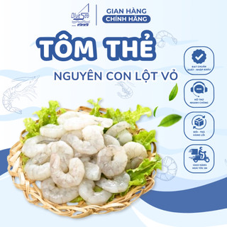 Tôm Thẻ Thịt Lột Vỏ (PD) Blueseafoods Hàng Tươi Ngon Ngọt Thịt Chế Biến Nhiều Món