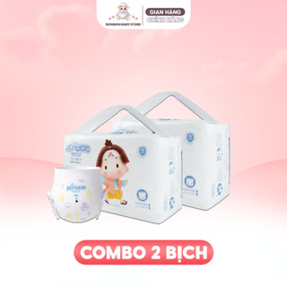 [COMBO 2] Tã Bỉm MOMOTARO Mềm Mỏng, Thoáng Khí Full Size Cho Bé