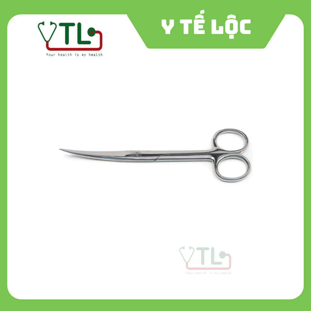 Kéo 16 cm cong 2 đầu nhọn