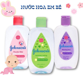 Dầu thơm trẻ em JOHNSON Baby Cologne Morning Dew / Powder Mist (125ml) / Nước hoa cho bé