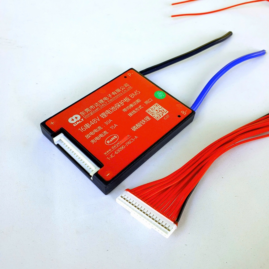 Mạch BMS 16S 48V 30A chính hãng DALY cân bằng và bảo vệ  pin lithium