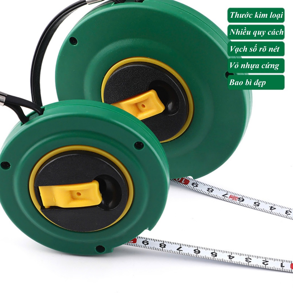 Thước Cuộn Dây Thép Cao Cấp TUOSEN 20M 30M 50M