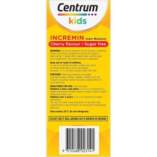 Siro ăn ngon Centrum Kids Incremin Iron Mixture cho bé
