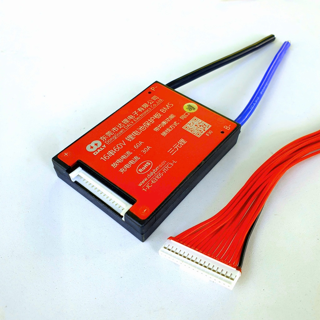 Mạch BMS 16S 60V 60A chính hãng DALY cân bằng và bảo vệ pin lithium