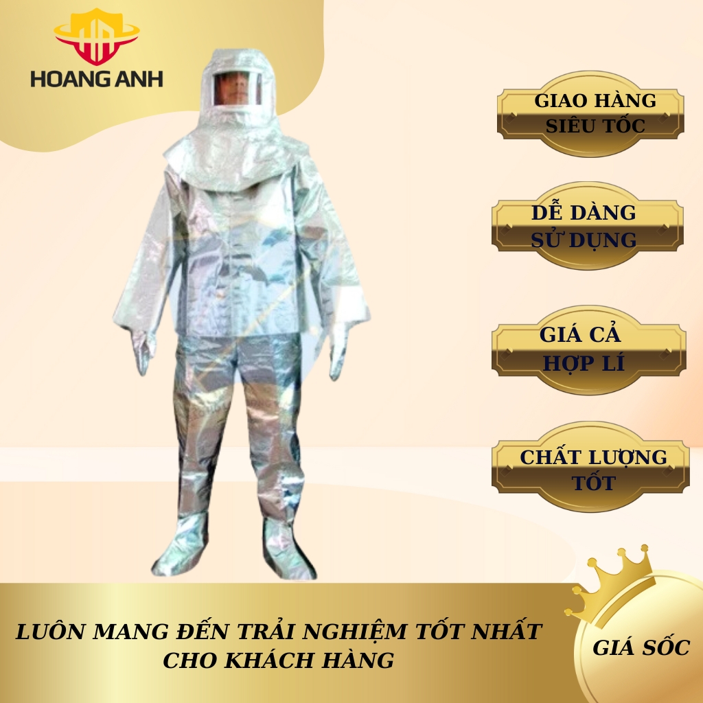 Bộ Quần Áo Chống Nóng Chịu Nhiệt Tráng Bạc hàng công ty đẹp