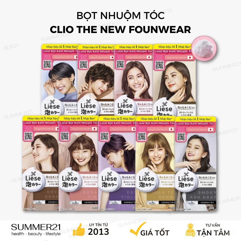 Bọt kem nhuộm tóc LIESE
