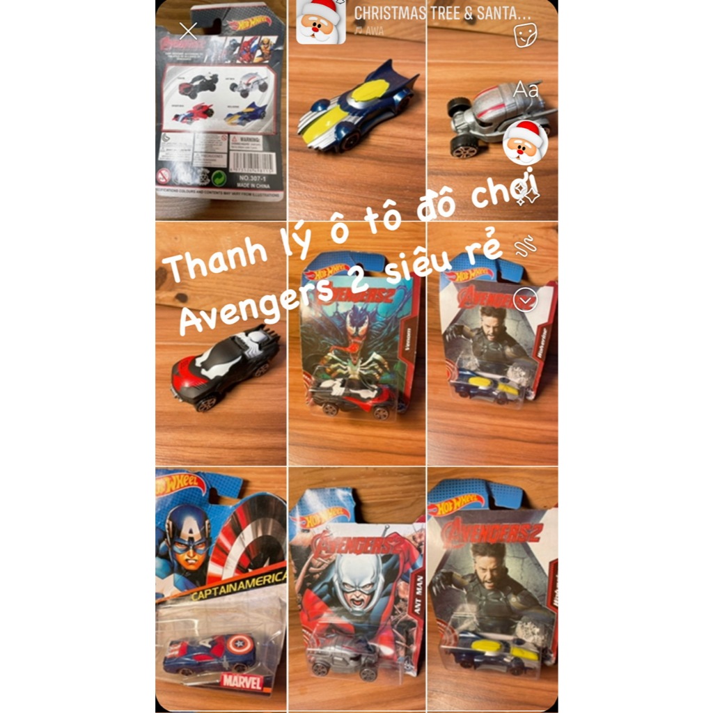 Hot Wheels 2 - Avengers 2 - Xe mô hình Hot wheels