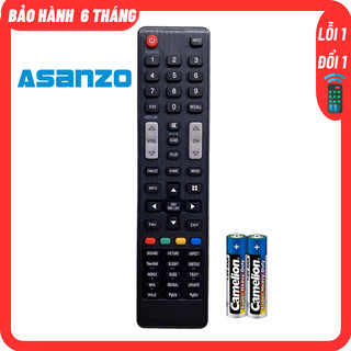 Điều khiển tivi ASANZO Smart mẫu 2 Kèm Pin remote tivi