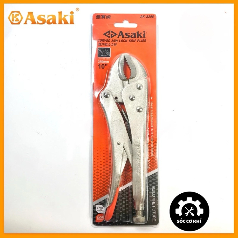 Kìm chết Asaki 10 inch 8258