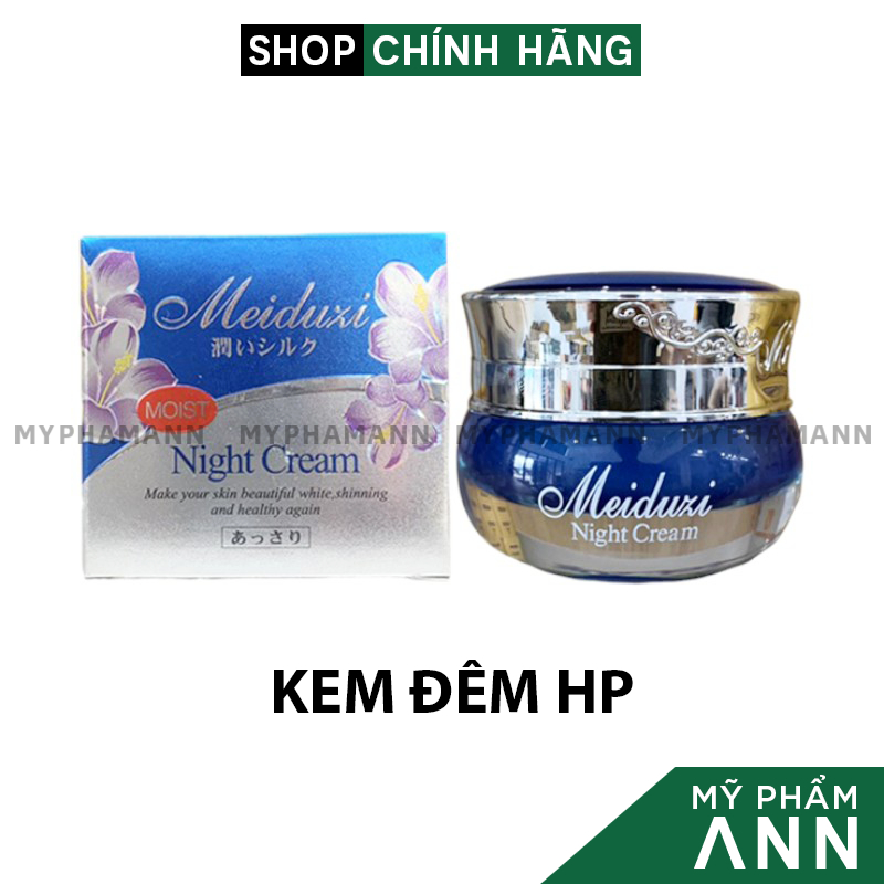 Kem Face Nhật Meiduzi Ban Đêm Chính Hãng Tem Vuông