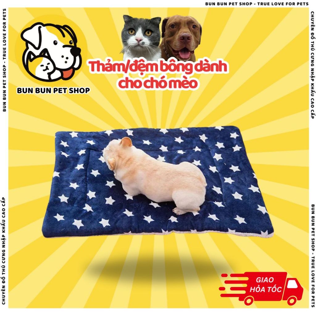 Thảm/đệm bông dành cho chó mèo