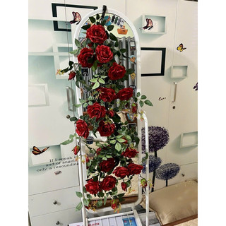 Hoa Hồng mô phỏng hoa diệp lục bảo quản treo tường cây xanh trang trí tường hoa mây hoa treo tường hoa treo tường