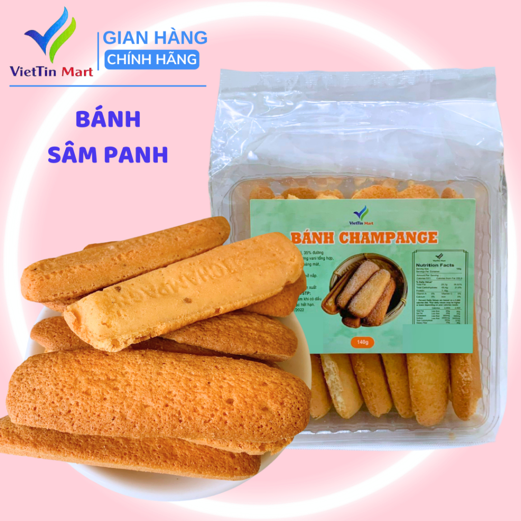 Bánh Sâm Panh Viettin Mart 140G