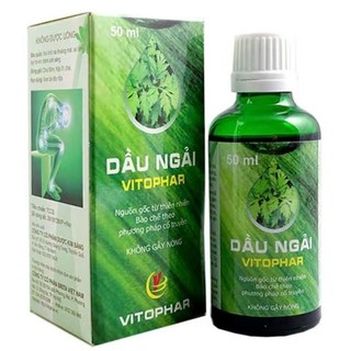 Tinh Dầu Ngải Cứu Vitophar Chai Nhỏ Giọt 50ml - Hỗ Trợ Các Bệnh Liên Quan Đến Xương Khớp