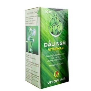Tinh Dầu Ngải Cứu Vitophar Chai Nhỏ Giọt 50ml - Hỗ Trợ Các Bệnh Liên Quan Đến Xương Khớp