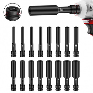 Đầu Vặn Ốc Lục Giác 8-24mm Thép CRV - CHOME Loại 1/2 dài 128mm