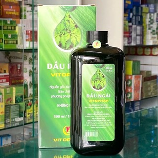 Tinh Dầu Ngải Cứu Vitophar Chai 500ml - Hỗ Trợ Các Bệnh Liên Quan Về Xương Khớp