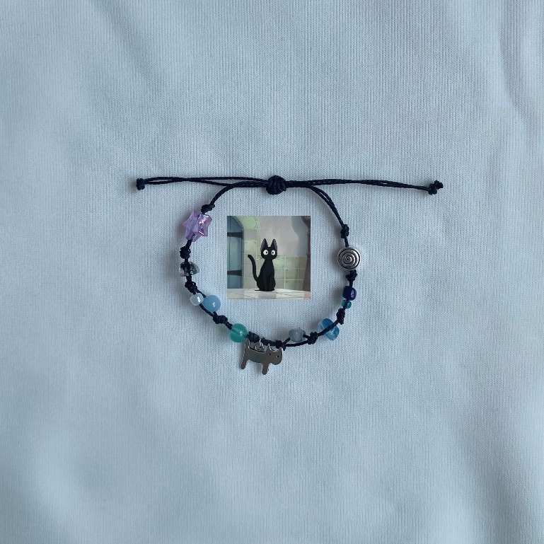 Vòng tay Ghibli handmade Jiji ‧₊˚ ♡ ˚₊‧⁺˖