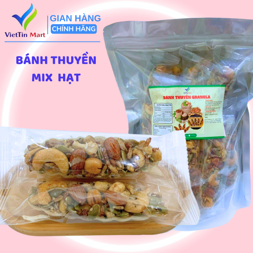Bánh Thuyền Mix Hạt Dinh Dưỡng VIETTIN MART