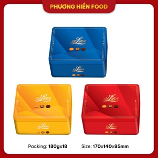 Bánh quy tổng hợp hiệu Celina 180g Hộp sắt