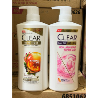 Dầu gội Clear thảo dược và bạc hà 630g