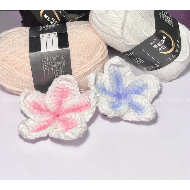 KẸP TÓC LEN HANDMADE hoa