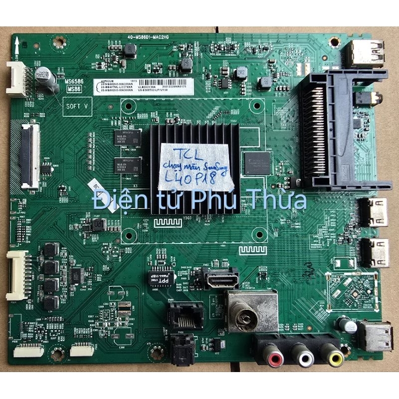 Bo khiển bo mạch bo chính Tv TCL 40P18 - L40P18 nguyên zin, hoạt động tốt