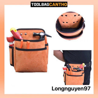 Túi đồ nghề vuông da lộn Composite