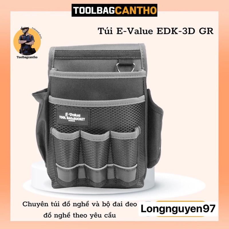 Túi đeo đồ nghề E-value EDK-3D GR