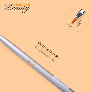 Cọ Bản Tròn Gel FOL Số 1 – Đầu nhọn 0.6cm, lông mềm, vẽ line/hoa văn mượt