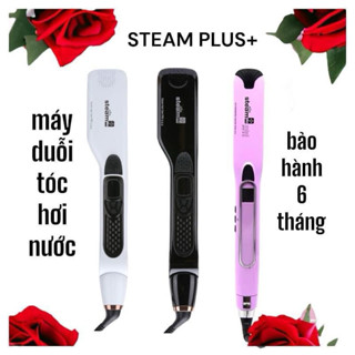 Máy Là Kẹp Duỗi Tóc Hơi Nước Steam Plus Mini 2.0 Phiển Bản Bé Rộng 4cm Màu Hồng Hàng Chính Hãng MPHS