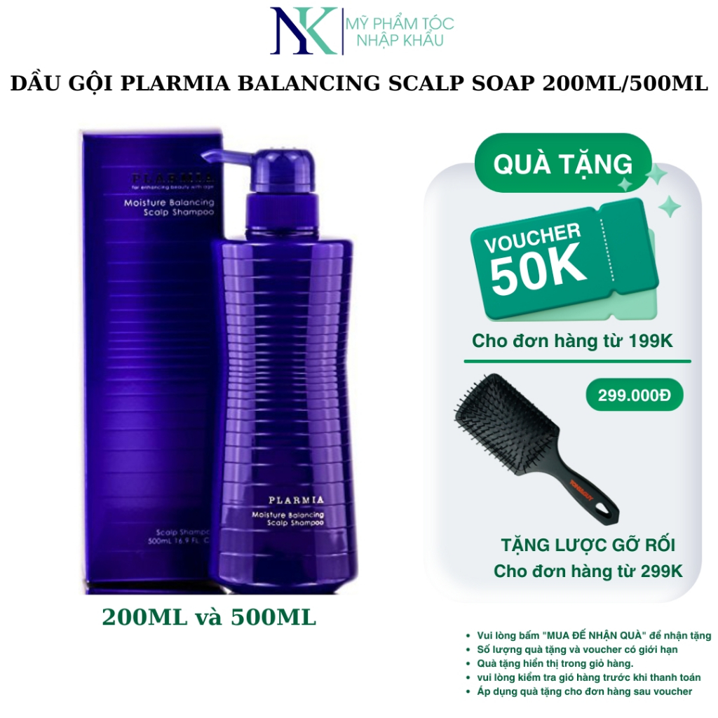 Dầu gội Plarmia Balancing Scalp Soap 500ml