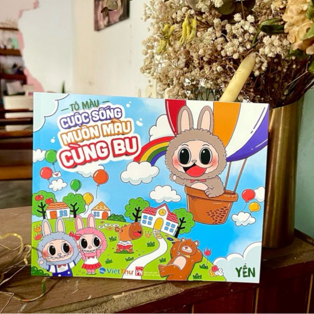 Sách Tô Màu - Tô Màu Cuộc Sống Muôn Mùa Cùng Bu (VTH)