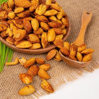 250Gr Hạnh nhân rang bơ Vỏ Mỏng. Có hồ sơ công bố, xuất hóa đơn công ty đầy đủ