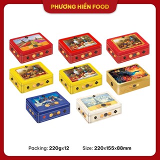 [Luckysun] Bánh quy Luckysun hiệu Vfood 220g hộp thiếc nhập khẩu Thái Lan