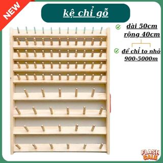  kệ chỉ gỗ   ❤️❤️❤️ FREESHIP ❤️❤️❤️   treo tường hoặc để bàn treo chỉ to ,chỉ nhỏ 
