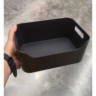 Giỏ đựng đồ đa năng, sắp xếp ngăn tủ UPPDATERA / VARIERA trắng, đen