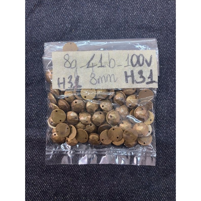 Mã H31 8mm hạt nhựa