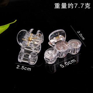 Phôi kẹp tóc càng cua trong suốt