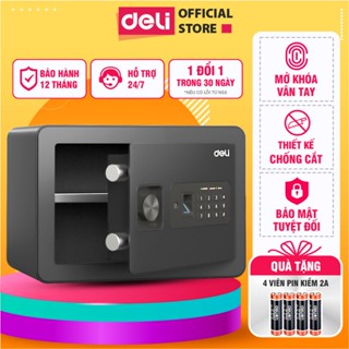 [VOUCHER 300K] Két Sắt Vân Tay DELI ET591 Khung Kim Loại Chống Cưa Cắt Chống Cháy An Toàn Bảo Vệ Tài Sản