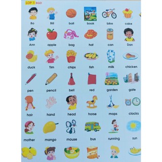 Sticker tiếng anh lớp 1 - BGD