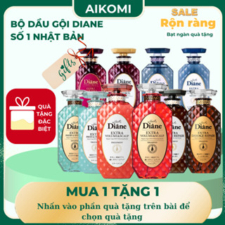 Bộ Dầu Gội Dầu Xả Tinh Dầu Cao Cấp Moist Diane Nhật Bản - 450ml ( Hàng Chính Hãng )