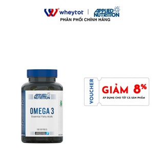 Dầu cá tự nhiên Applied Nutrition Omega 3 tăng cường thị lực, tốt cho tim mạch và trí não