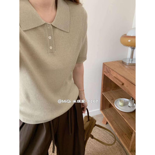 8267N  ÁO LEN TRƠN CỔ BẺ CỘC TAY NHIỀU MÀU