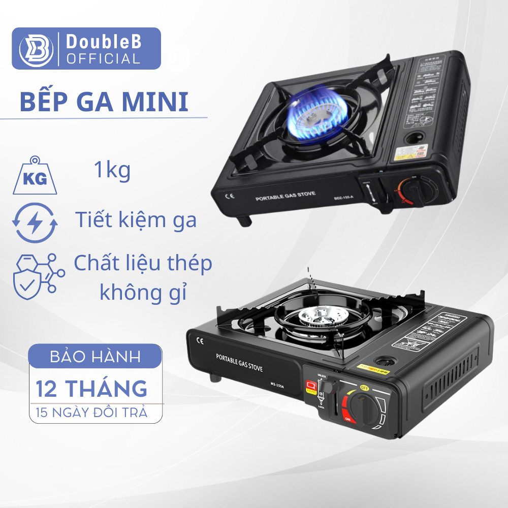 Bếp Ga Mini, Bếp Ga Du Lịch Chịu Nhiệt Độ Cao, Chống Cháy Nổ, Bếp Ga Dã Ngoại Ngoài Trời Tiện Lợi