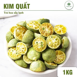 Quất xanh sấy lạnh 1kg, tắc xanh sấy thăng hoa, giữ nguyên hương vị tự nhiên - Miha Tea