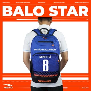Balo KEEPFLY STAR Đi Du Lịch, Đi Học, Đi Chơi, Thể Thao Chống Nước, Nhiều Ngăn, Khoá Kéo Cao Cấp In Tên Số Theo Yêu Cầu