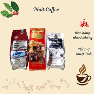 CÀ PHÊ TRUNG NGUYÊN CHỮ S TRỘN (1,5kg 3 loại )cà phê trộn CHỒN MIX TÚI BẠC VÀ ĐỎ