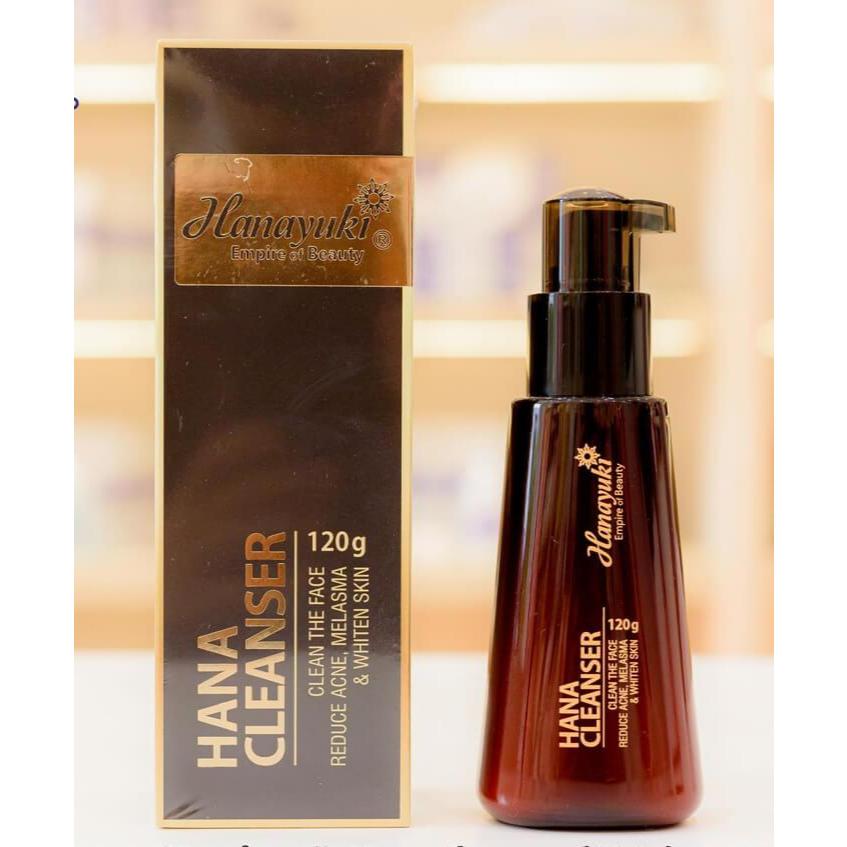Sữa Rửa Mặt Không Bọt Hanayuki Cleanser Chính Hãng