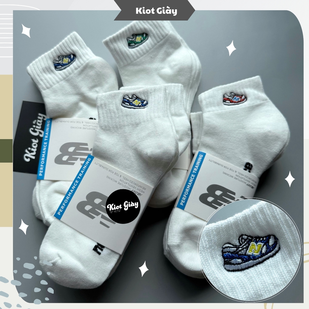 Pack 3 đôi Tất NB - Vớ thể thao 574 cao cấp mềm mịn, thoáng khí nhanh khô